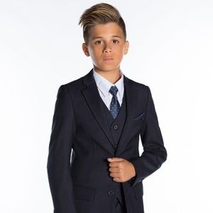 Boys Navy Suit set-size 10R